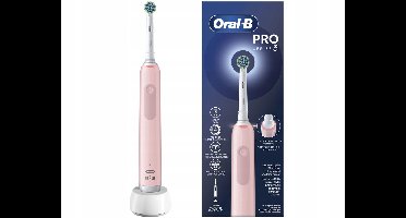 Oral-B Pro 3 3000 - Elektrische Tandenborstel - Roze - 3 poetsmodi - Druksensor