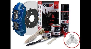 Complete Remklauw Verfset Texas Autolak Set met Hittebestendige Lak - Kleur Blauw