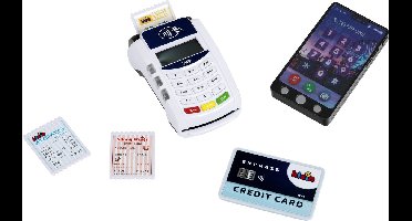 Klein Toys - PoS-terminal en Smartphone - 7-delige set - incl. licht- en geluidseffecten