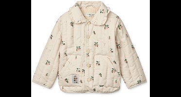 LIEWOOD Bea Jacket w Frill Peach / Sea shell Maat 104