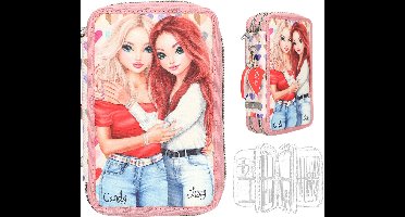 Depesche - TOPModel 2-vaks etui - HEART TO HEART