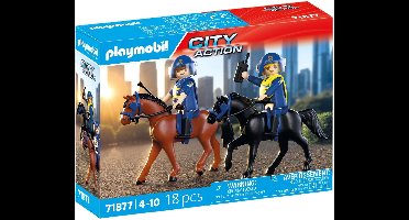 PLAYMOBIL Action Heroes: Politie te paard - 71877