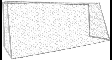 Voetbaltrainingsnet - Sterk polyester - 1 stuk - 24 x 8 Ft