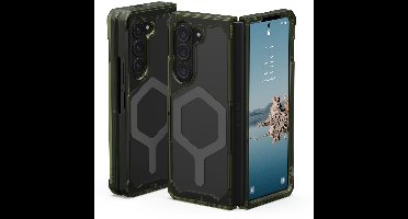 UAG Plyo Pro Backcover geschikt voor Samsung Galaxy Z Fold 5 - Olive