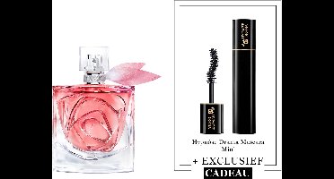 Lancôme La Vie est Belle Rose Extraordinaire Eau de Parfum + Cadeau - La Vie est Belle Rose Extraordinaire 50ml & Hypnose Drama Mascara Zwart Travel Size 2ml Cadeau - Dames Parfum & Mascara - Totaal 52ml