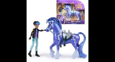 Unicorn Academy - Rory & Storm-set met 2 rijaccessoires en haarstyler - Poppen en eenhoornspeelgoed