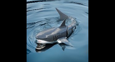 MikaMax RC Shark - RC Haai - Haai voor in het zwembad - Op afstand bestuurbaar - 36,6 x 17 x 9 cm - Water Gadgets - Perfect voor Waterliefhebber - Bestuurbare Haai