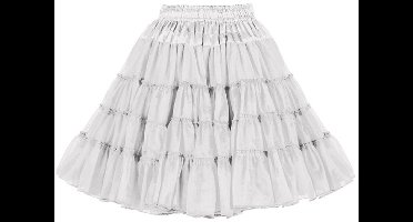 Petticoat/Onderrok/Tutu Deluxe 3-lagig Wit
