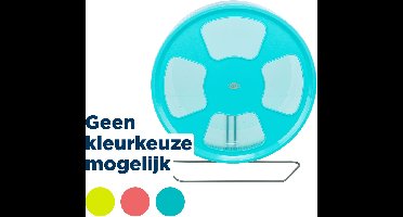 Trixie Looprad Hamster, Gerbils, Ratten en Muizen - Kunststof - Assorti Kleur - 33 CM