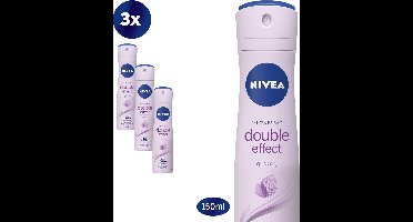 NIVEA Deodorant Spray Double Effect 3x150ml