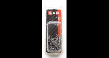 SAM Fijne nagel met platte kop 1.2x25mm ca 85 gr, 815000 D2
