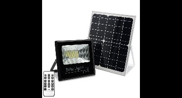 Solar buitenlamp floodlight 'Capital II' - Tuinverlichting met los zonnepaneel - Schijnwerper op zonne-energie