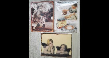 MadDeco - vintage - borden - kinderen - 3 stuks - set (93)