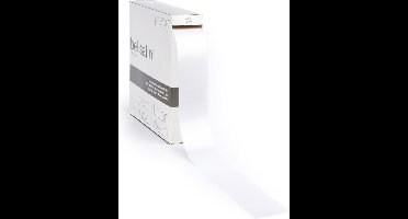 Satijn lint 38 mm wit op rol van 100 meter