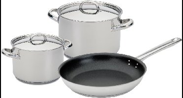 3-delige pannenset