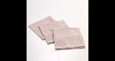 Wicotex-Servetten Charline 40x40cm kleur Linen Katoen