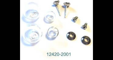 Oorbellen Set met Glass Domes