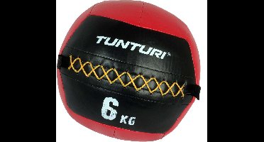 Tunturi Wall Ball - Medicine ball - Crossfit ball - 6kg - Rood