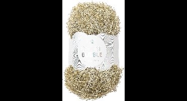 Rico Design Creative Bubble 015 goud - polyester / schuurspons garen - pendikte 2 a 4mm - 1 bol