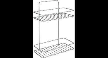 Metaltex - Douche- of badkamerrek - Reflex - 2 etages - Ophangen of neerzetten - 5 jaar garantie - Roestwerende coating