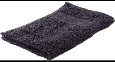 Benza Gastendoekje - Gastenhanddoek - 50 x 30 cm - Zwart - 10 stuks