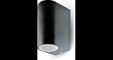 V-TAC VT-7652RD Wandlamp voor buiten - UP - Down - Wandbevestigingen - GU10 Houder - IP44 - Zwart