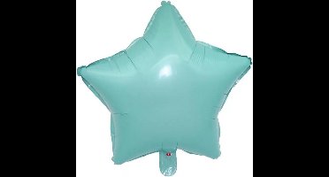 Folieballon ster| Mint | 18 inch | 45 cm | DM-products