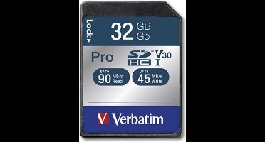 Verbatim SDHC UHS-3 geheugenkaart / 32GB