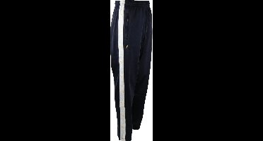 Australian broek met witte bies donker blauw en 2 ritsen maat S/46