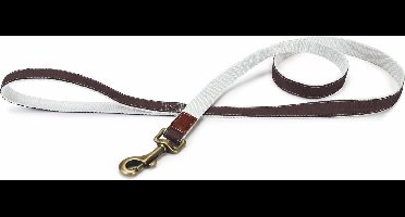 Designed by Lotte Virante - Hondenriem - Bruin  - 120 cm x 20 mm