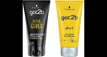 [Combo]  Schwarzkopf got2b glued waterproof gel & Schwarzkopf Got2b gel glued extra/ook voor pruiken