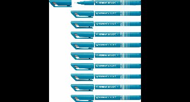 STABILO SENSOR - Fineliner 0,3 mm - Turquoise - Doos 10 stuks
