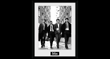 The Beatles In London Portrait Framed collector print met kader 30 x 40cm