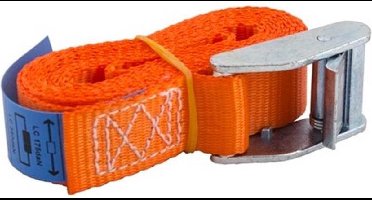 LOAD sjorband, polyester, bandbreedte 25mm, le 2m, treksterkte 764kg