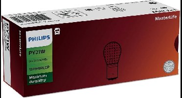 Philips MasterLife PY21W per 10 stuks (13496MLCP)