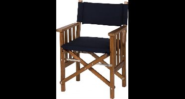 Regisseursstoel II Teak Premium met Navy kussenset (Geolied)