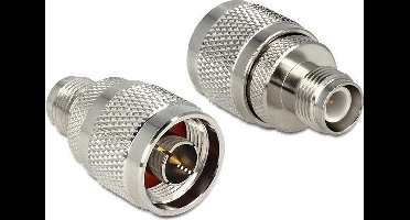 N (m) - RP-TNC (v) adapter - 50 Ohm