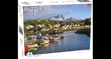 Puzzel Around the World Northern Stars: Narvik Harbor - 500 stukjes