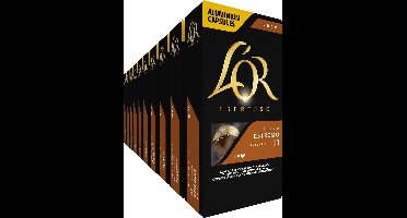 L'OR Lungo Estremo Koffiecups - Intensiteit 10/12 - 10 x 10 capsules