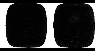 Reparatiedoek Strijkbaar Kniestukken - Zwart - 11 x 10 cm