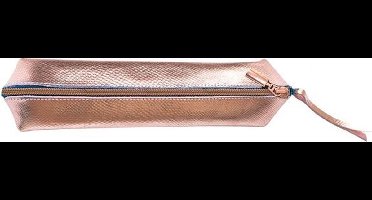 Lady Like - Etui - Rose Gold - 22 cm - Met koper kleurige rits - K-591919016
