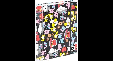 BT21 A4 cardboard with sheets