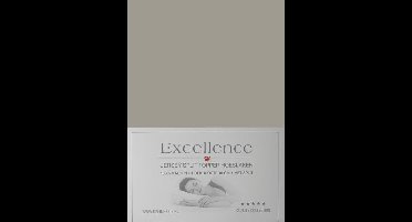 Excellence Jersey Split Topper Hoeslaken - Tweepersoons - 160x200/210 cm - Taupe