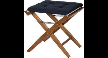 Regisseurskruk DeLuxe met Navy Kussenset