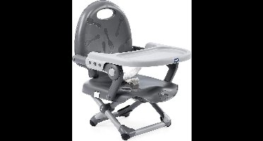 Chicco Pocket Snack Junior - Stoelverhoger voor kinderen - Baby eetstoel - Stabiele riemen - Grijs