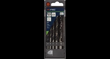 ROTEC houtborenset 4.0-10.0mm (5dlg)
