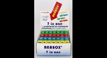 Able2 Anabox pillendoos weekbox - Kleuren Variable