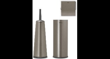 Brabantia ReNew Toiletaccessoires Set - 3-delig - Platinum