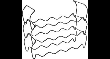 Metaltex - Stapelbaar Wijnrek - Flessenrek - 12 Wijnflessen - Wijnfleshouder - Zwart - 3 Stuks