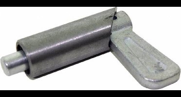 Trekgrendel lasbaar - lengte uitstekende pen 12mm - dikte 10mm